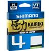 SHIMANO Treccia 4 fili Kairiki 4 Mantis Green 300 m - D.0,13 mm - R.7,4 kg - LDM64TE1013030G