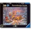 Ravensburger - Puzzle Un Brillante Natale, 500 Pezzi, Puzzle per Adulti e Ragazzi, Idea Regalo per Lei o Lui, 49x36 cm