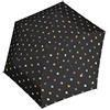 reisenthel umbrella pocket mini - Ombrello Tascabile Antivento Piatto, Leggero e Resistente, Apertura Manuale, Realizzato con Bottiglie in PET Riciclate, Fantasia a Pois