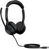 Jabra Evolve2 50 Cuffie Stereo cablate con Jabra Air Comfort, USB-A, Tutte le piattaforme, Stereo, Evolve2 50