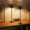VEVOR Lampada da Tavolo Senza Fili 2 Pezzi con Paralume Rimovibile Batteria Ricaricabile Integrata 5200 mAh, Lampada da Scrivania 3 Altezze Regolabili per Ristorante, Bar, Osteria, Nera