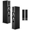 VEVOR Altoparlante da Pavimento Passivo, Altoparlante a Torre a 3 Vie con Doppi Woofer da ca. 133,3 mm, Picco da 145 W, Involucro in MDF, Risposta in Frequenza da 70 Hz a 20 kHz, per Audio Domestico, 2 Pezzi