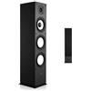 VEVOR Altoparlante da Pavimento Passivo, Altoparlante a Torre a 2 Vie con Doppi Woofer da ca. 165 mm, Picco da 200 W, Involucro in MDF, Risposta in Frequenza da 70 Hz a 20 kHz, per Audio Domestico, 1 Pezzo