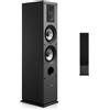 VEVOR Altoparlante da Pavimento Passivo, Altoparlante a Torre a 3 Vie con Doppi Woofer da 133,3 mm, Picco da 145 W, Involucro in MDF, Risposta in Frequenza da 70 Hz a 20 kHz, per Audio Domestico, Singolo