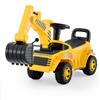 VEVOR Macchinina Cavalcabile con Volante Giocattolo Auto per Bambini, Capacità 25 kg, Macchina Cavalcabile Escavatore con Musica per Bambini per Sviluppo Muscolare ed Equilibrio