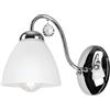 LAMKUR Miranda - Lampada da parete a 1 luce, cromato, 1 x E27