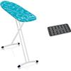 Leifheit tavolo da stiro Air Board L Solid Shoulder, asse da stiro ultraleggero incl. base in silicone poggiaferro, stirare in meno tempo