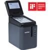 Brother Stampante per etichette/CD Brother PT-P950NW stampante etichette (CD) Trasferimento termico 360 x DPI 60 mm/s Con cavo e senza Collegamento ethernet LAN TZe Wi-Fi [PTP950NWZG1]