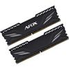 AFOX Ram DIMM DDR4 2x8GB Afox Gaming XMP2 3200MHz CL16 1.35V 2Rx16 Nero [AFLD416PH1CADB]