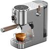 HiBREW H13 macchina da caffè espresso semiautomatica, 20 bar, touchscreen, vassoio regolabile