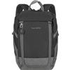 travelite zaino bagaglio a mano per il viaggio, il tempo libero e lo sport, serie di valigie BASICS Daypack: zaino da viaggio compatto, 35 cm, 14 litri, colore nero/grigio