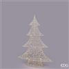 EDG Enzo De Gasperi Albero di Natale Led Pearls 960 MicroLed H 120 Cm L 86 Cm L 23 Cm IP44 Light Gold