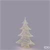 EDG Enzo De Gasperi Albero di Natale Led Pearls 600 MicroLed H 100 Cm L 66 Cm L 19 Cm IP44 Light Gold
