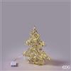 EDG Enzo De Gasperi Albero di Natale Led Intreccio 30 MicroLed H 40 Cm L 34 Cm L 10 Cm Ip20 Gold
