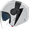 Nolan Casco Moto Jet Nolan N20-2 VISOR IMPETO 345 Perla Nero Lucid