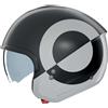 Nolan Casco Moto Jet Nolan N20-2 VICEVERSA 344 Nero Bianco Opaco