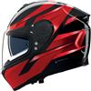 Nolan Casco Moto Integrale Nolan N80-8 FERVO 355 Nero Rosso Lucido