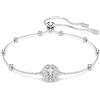 SWAROVSKI BRACCIALETTO UNA ANGELIC, BIANCO, PLACCATO RODIO, 5733196