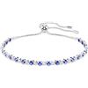 SWAROVSKI BRACCIALETTO TENNIS MATRIX, TAGLIO MISTO ROUND BLU