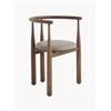 New Works Sedia con braccioli in legno di noce Bukowski - Taupe