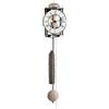 Hermle 70503-000711 - Orologio da parete con scheletro Werk Rosé, 62 x 15 x 10 cm, colore: Bianco