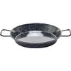 Garcima La Ideal padella per paella in acciaio smaltato, nero, 20 cm