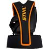 STIHL 41477109015 - Tracolla doppia Advance Plus Forest per decespugliatore, morbida, imbottita, colore: Nero/Arancione