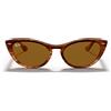 Ray-Ban Occhiali da Sole RB4314N 954/33 Nina Marrone/Marrone B-15 Unisex