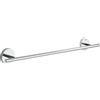 GROHE QuickFix Start Cosmopolitan, Portasciugamani Metallo, Fissaggio nascosto, Viti e tasselli inclusi, Facile da montare con GROHE QuickGlue, Misura 522 mm, Cromo, 41166000
