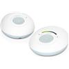 Alecto DBX110 Babyphone Audio - Babymonitor digitale con DECT - 300 m - design compatto - scala del volume LED - funzione VOX - bassa radiazione - bianco