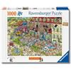 Ravensburger 12000723 - Collage di Animali divertenti - puzzle 1000 pezzi - puzzle adulti e ragazzi da 14 anni,