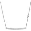 Emporio Armani Collana da donna in argento sterling con chiusura a moschettone