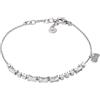 Emporio Armani Bracciale da donna in argento sterling con chiusura a moschettone
