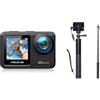 WOLFANG Action Cam GA420 4K60FPS & Set di Selfie Stick Ricaricabile