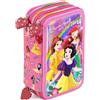 Principesse Disney - Astuccio 3 Scomparti, 45 pezzi, 2 Penne Gel Cancellabili, Pastelli 4.0. Pennarelli Giotto