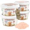 Nortembio Sale Rosa dell'Himalaya Fino 4 x 200 g Origine Pakistan | Cucina Gourmet | Puro, Non Raffinato e Ricco di Minerali