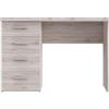 Forte ROLLER Net106 Scrivania, Finitura Rovere sabbiato, 60 x 110 x 76,5 cm