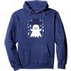 Generic in Ottobre indossiamo Pink Ghost: Boo per Boobies Felpa con Cappuccio, Unisex per Adulti, Navy, M
