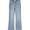 SPRINGFIELD Flare Low Rise Jeans Jean di Tiro Basso, Blu, 38 Donna