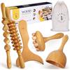 JARIS ESTD 2023 JARIS - Kit Maderoterapia in Legno per Massaggi Corpo | Maderoterapia Rullo e Kit Massaggio Professionale | Istruzioni QR Ecologiche