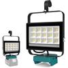 T-SUN 4500LM Lampada LED Ricaricabile per Makita Batteria 18V, 60W Faretto Ricaricabile Portatile con Type C/USB Lampada da Lavoro Faretto per Garage, Emergenza, Campeggio, Cantiere (Senza Batteria)