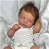 MAIHAO Bambole Reborn Maschio 18 pollici Bambole Reborn Corpo Morbido Tessuto, Originali Sembra un vero Bambino, Bambole Reincarnate Bambola Reale Ragazzo con gli occhi chiusi (2-bianco)