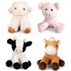 Living Nature Little Collezione Animali da Fattoria Peluche - Morbidi Giocattoli di Stoffa per Bambini, Giocattoli Morbidi e Coccolos