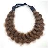 TOECWEGR Fascia con treccia di extension per capelli, accessorio di bellezza da donna e ragazza, classica treccia morbida e ampia, miele re