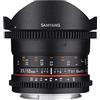 Samyang Obiettivo T3.1 VDSLR ED AS NCS, Collegamento con Fish Eye della Canon, 12 mm