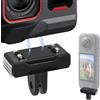 GEEKRIA Adattatore magnetico compatibile con Insta360 X5, Ace Pro 2, Ace Pro, Ace, Action Camera, accessori a sgancio rapido, adatto per treppiede, selfie, vlogging (nero)