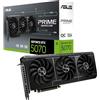 ASUS PRIME NVIDIA GeForce RTX 5070 OC Edition, Scheda Grafica 12 GB GDDR7, 192 Bit, PCIe 5.0, Design a 2,5 Slot, 3 Ventole Axial-Tech, 1 HDMI 2.1, 3 DisplayPort 2,1, Nera, PRIME-RTX5070-O12G