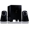 Logitech Z313 2.1 Sistema di Altoparlanti Multimediali con Subwoofer, Audio Full Range, 50 Watt, Bassi Potenti, Ingressi Audio 3.5 mm, ‎Presa UK, PC/PS4/Xbox/TV/Smartphone/Tablet