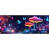 Bimkole DIY 5D Grande Diamond Painting Kit Completo Fai da Te Fungo, Notte Pittura Diamante Punto Croce Strass Arte E Creazione Di Mosaico Decorazione Murale Artigianale 30x80 cm