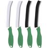 TQRR Spazzole Per Pulire- 2 pezzi Spazzola per WC, Spazzola Per La Pulizia Delle Fissure, Multifunzionale Spazzola Pulizia Casa per Cucina, Bagno, Finestra (4, Verde)